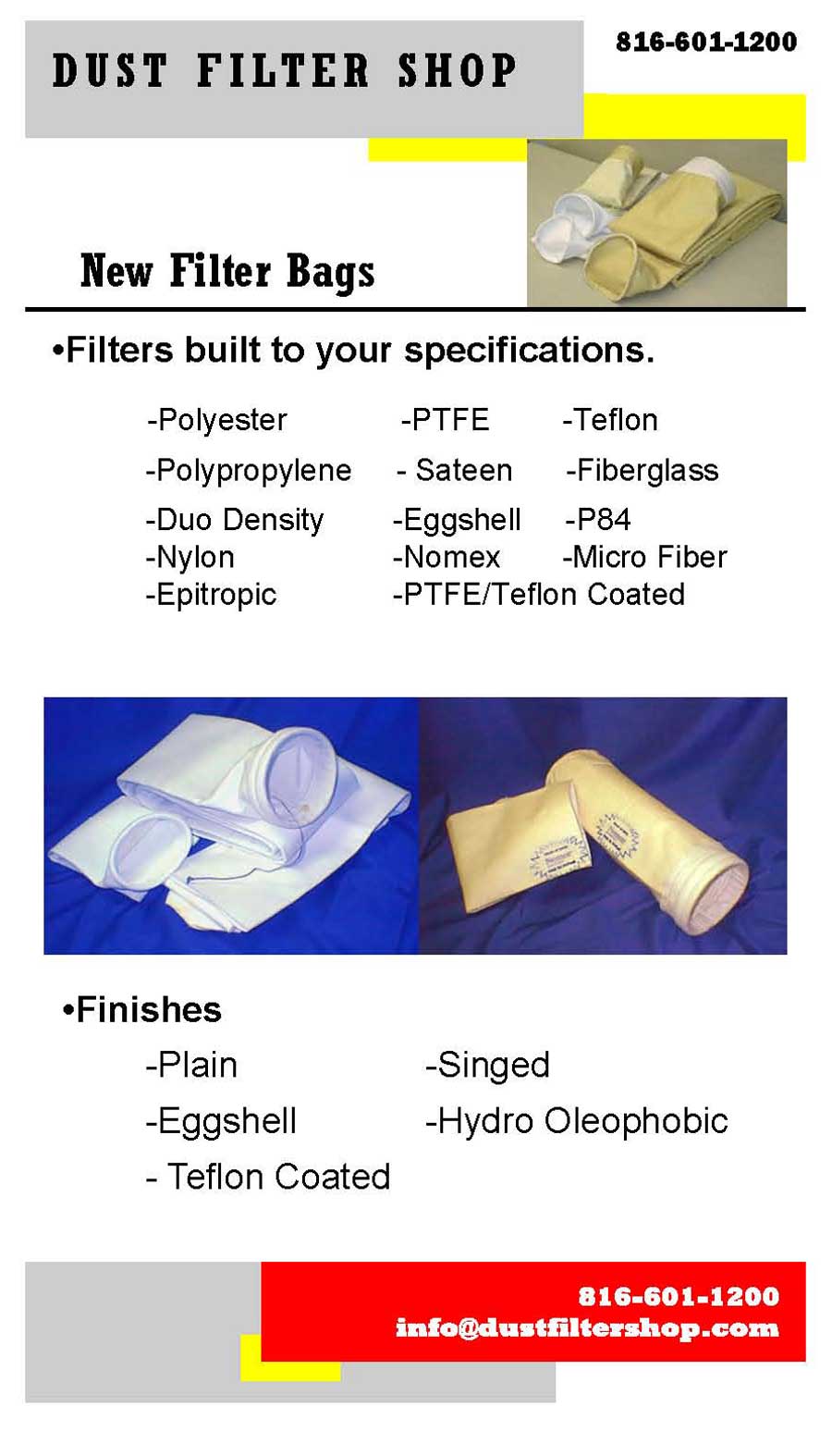 new bag filters