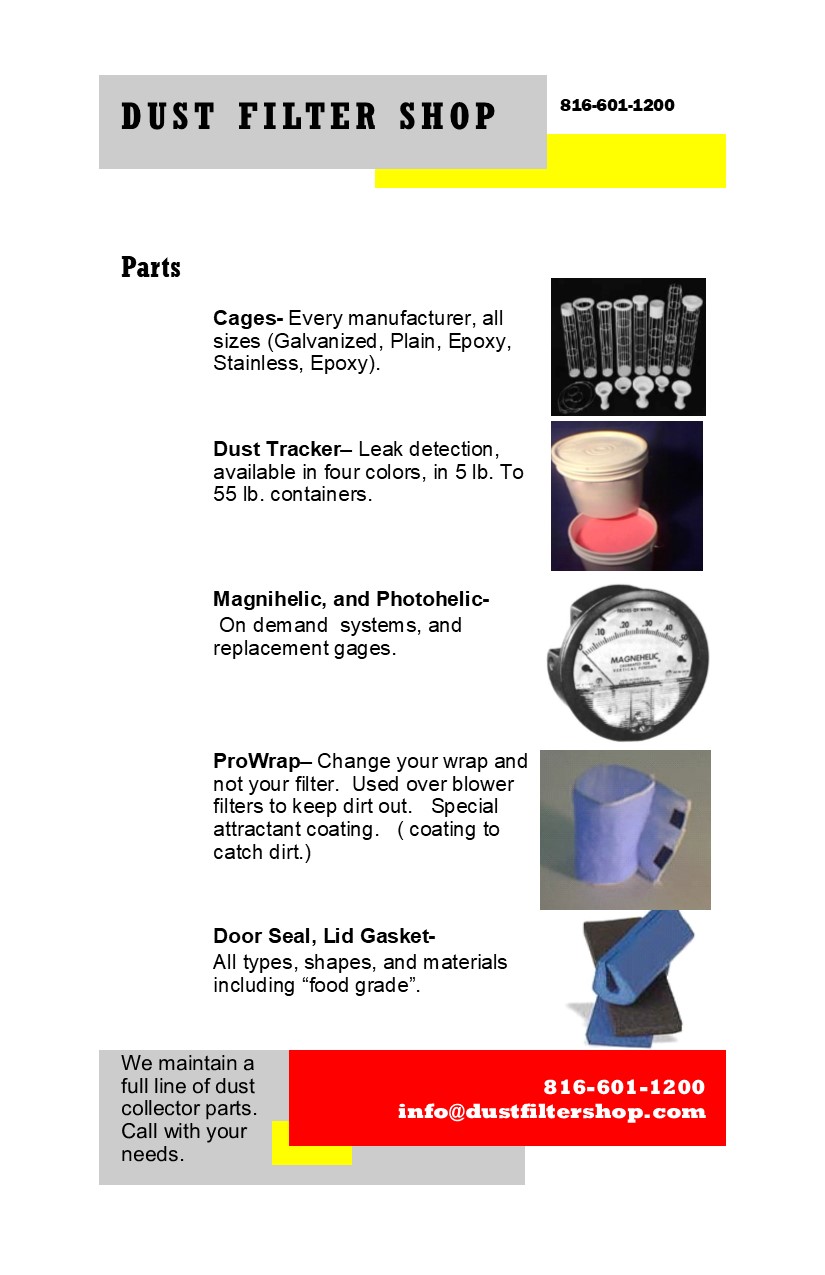parts dust collector
